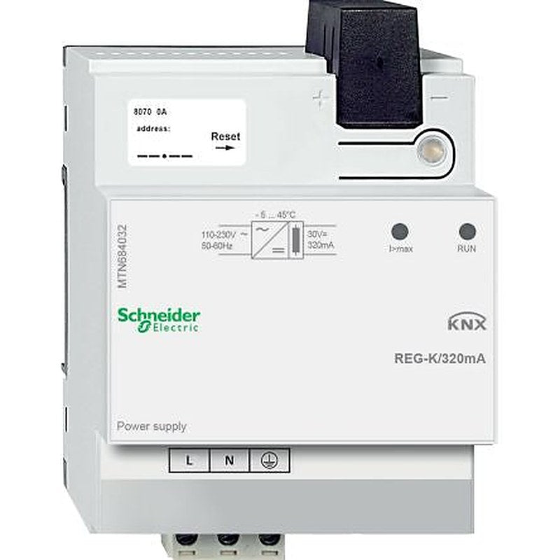 Schneider Electric KNX DIN Rail Power Supply 253V ac 30V dc, 320 mA Output