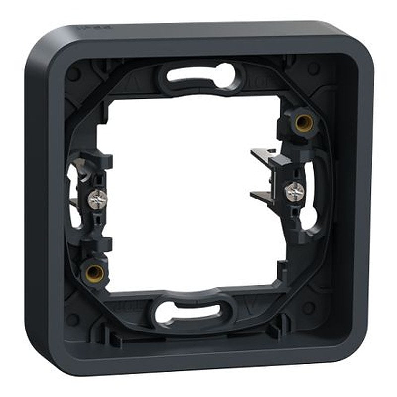 Schneider Electric Mureva Styl Grey ABS Back Box Mounting Frame, IP55, Surface Mount, 1 Gangs 44 mm 84mm 19 mm