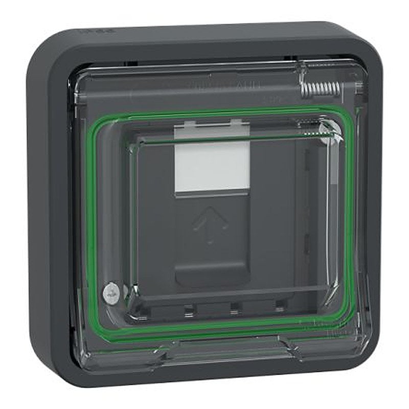 Schneider Electric Mureva Series RJ45 Socket Female, Flush, Cat6a S/FTP Shield Straight 1 Port 8 Way