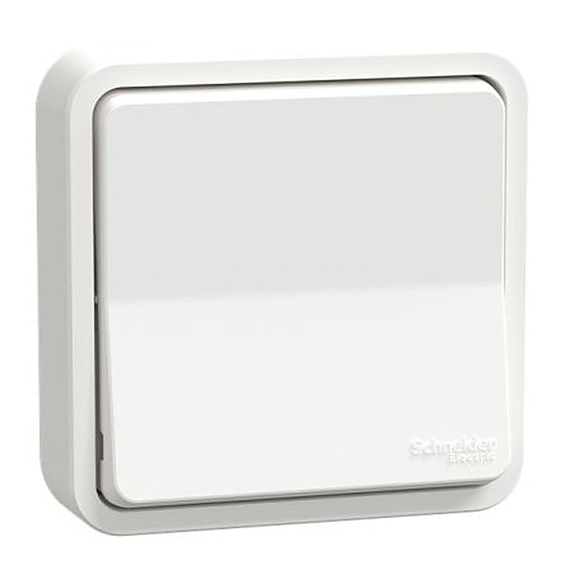 Schneider Electric White, 2 Way SPDT, 1 Gang, Mureva Styl