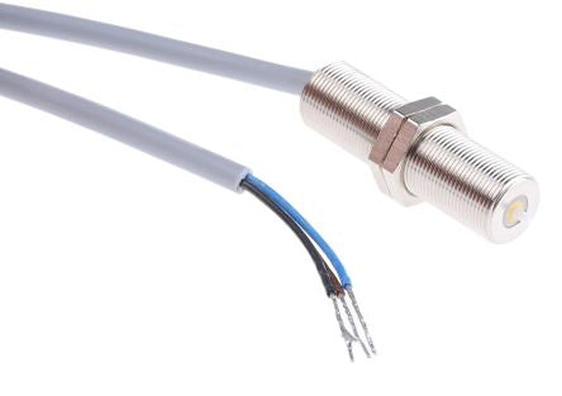 Baumer Barrel Nickel Plated Brass PNP 10 Hz Precision Position Switch, 50mA, Cable, IP50 29.5 mm
