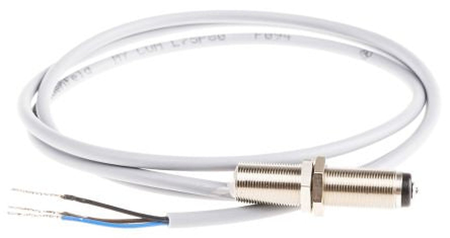 Baumer Barrel Nickel Plated Brass PNP 10 Hz Position Sensor Precision Position Switch, 50mA, IP67 34 mm 8mm