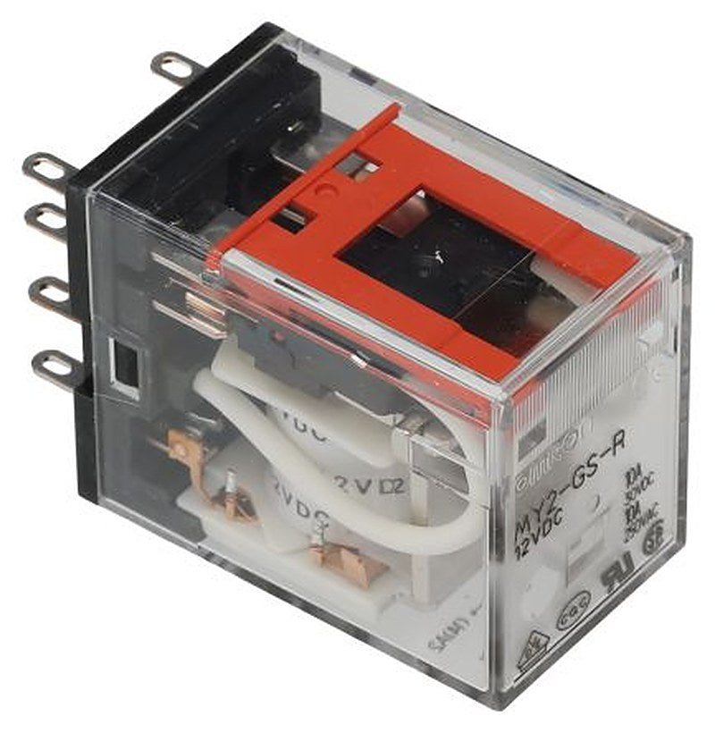 Omron Power Relay, 12V dc Coil, 10A Switching Current, DPDT