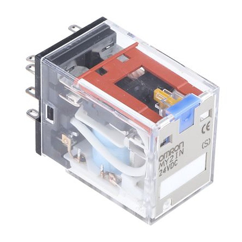 Omron Flange Power Relay, 24V dc Coil, 10A Switching Current, DPDT