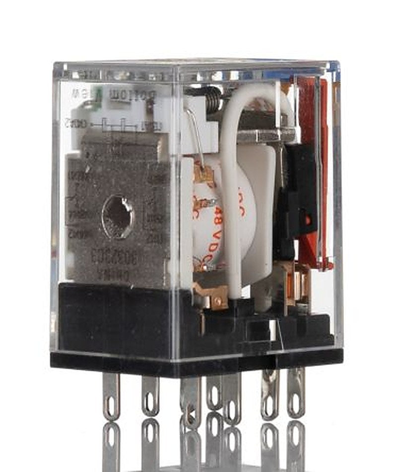 Omron Power Relay, 48V dc Coil, 10A Switching Current, DPDT