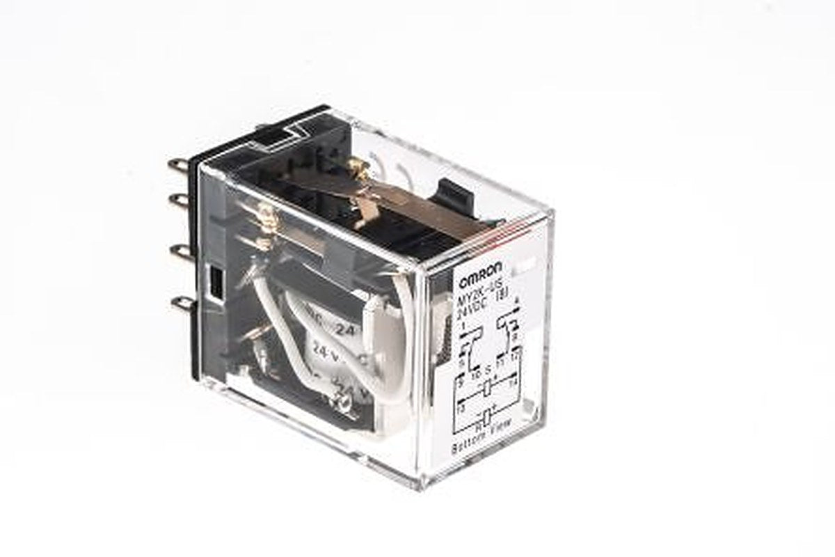 Omron Power Relay, 24V dc Coil, 3A Switching Current, DPDT