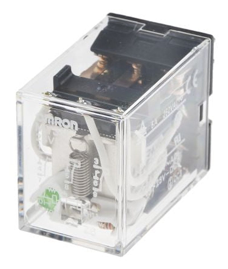 Omron Power Relay, 24V dc Coil, 5A Switching Current, 3PDT