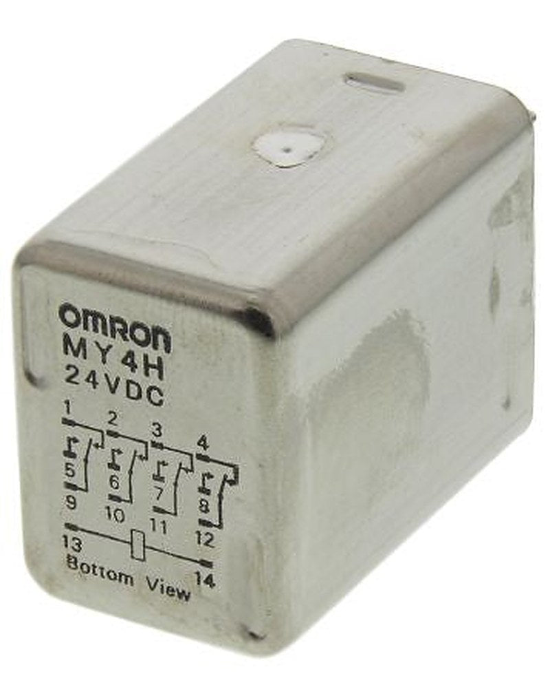 Omron Panel Power Relay, 24V dc Coil, 3A Switching Current, 4PDT