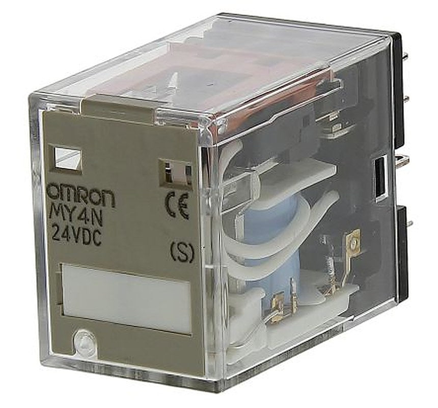 Omron Power Relay, 24V dc Coil, 5A Switching Current, 4PDT