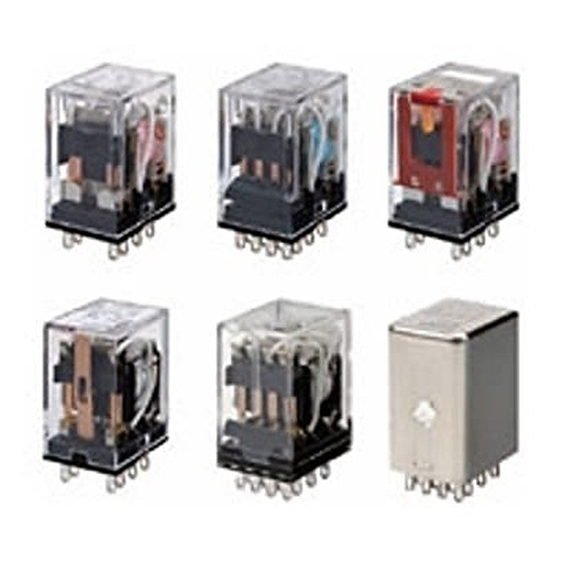 Omron Socket Power Relay, 110V dc Coil, 3A Switching Current, 4PDT