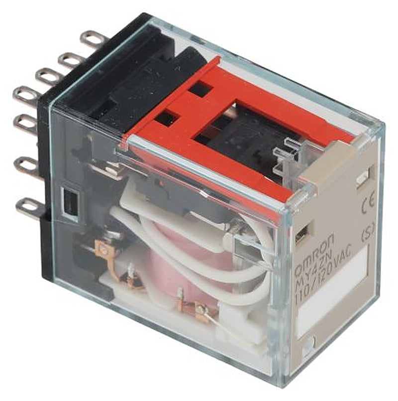 Omron Power Relay, 120V ac Coil, 5A Switching Current, 4PDT