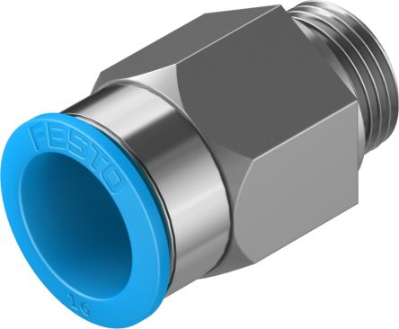 Festo QS Series, 186347, Male, 3/8 in, G