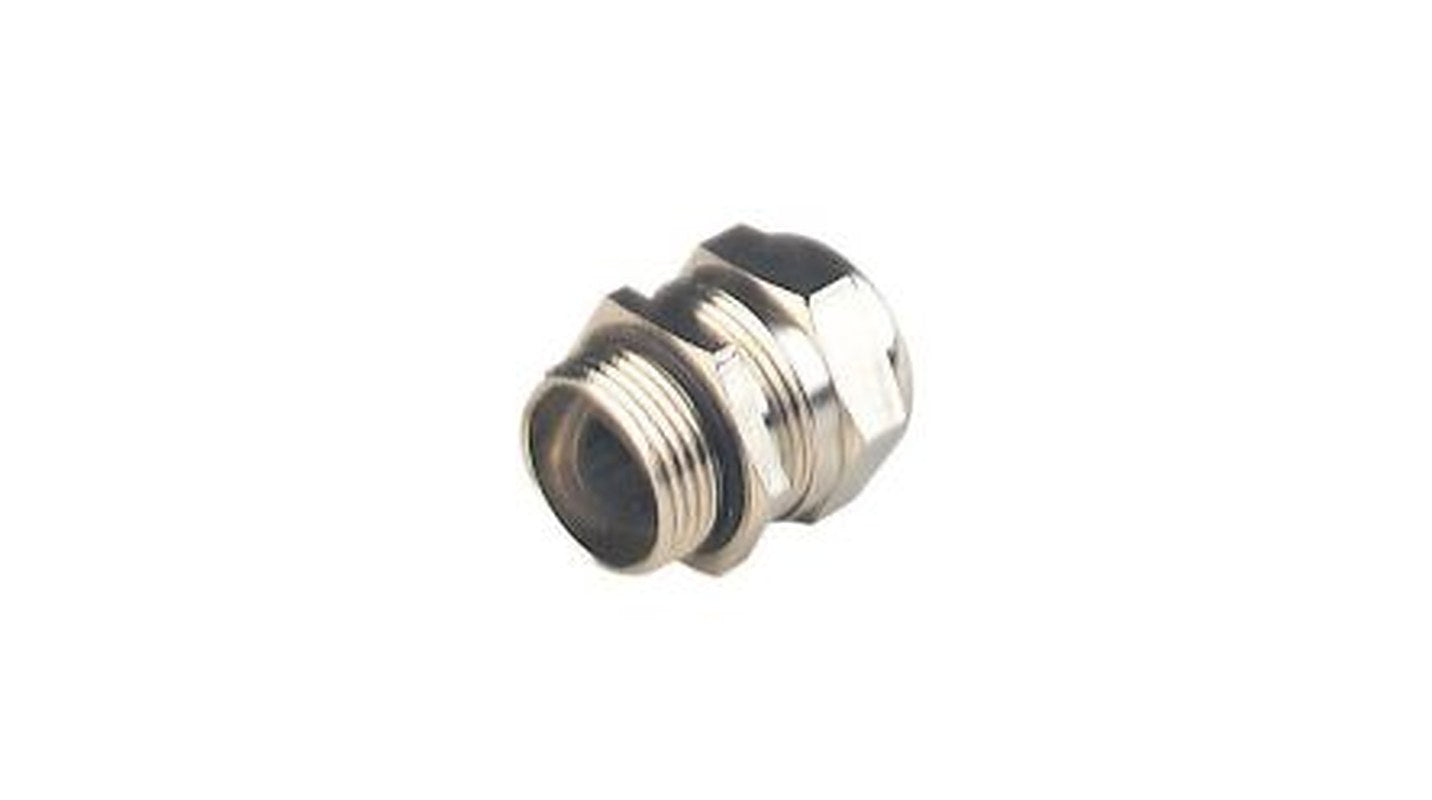 Hirschmann N6R Series Silver Copper Zinc Cable Gland, PG13.5 Thread, 12 mm min., 15 mm max., IP65