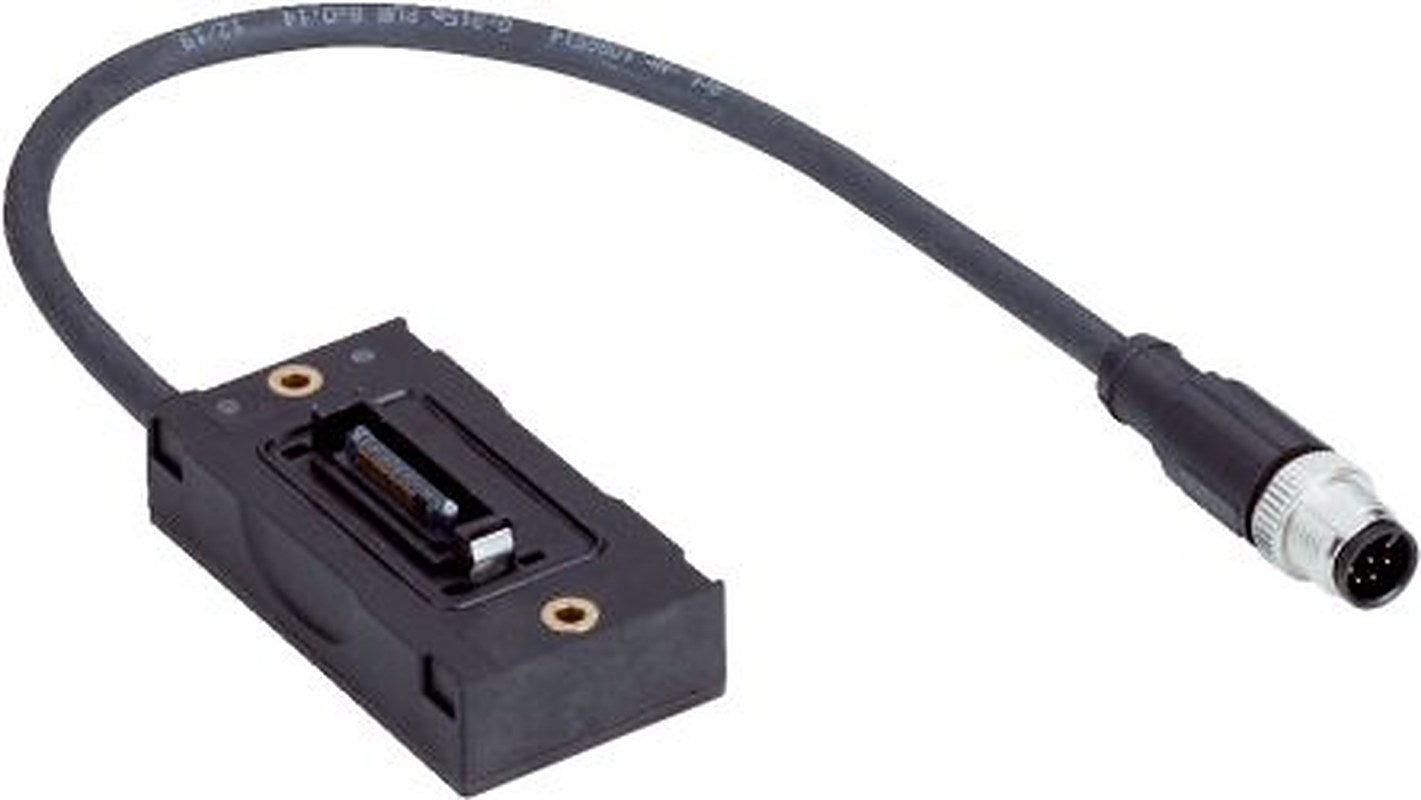 SICK Male 8 way M12 to Male 8 way M12 Male Connector Connector Cable, 300 mm