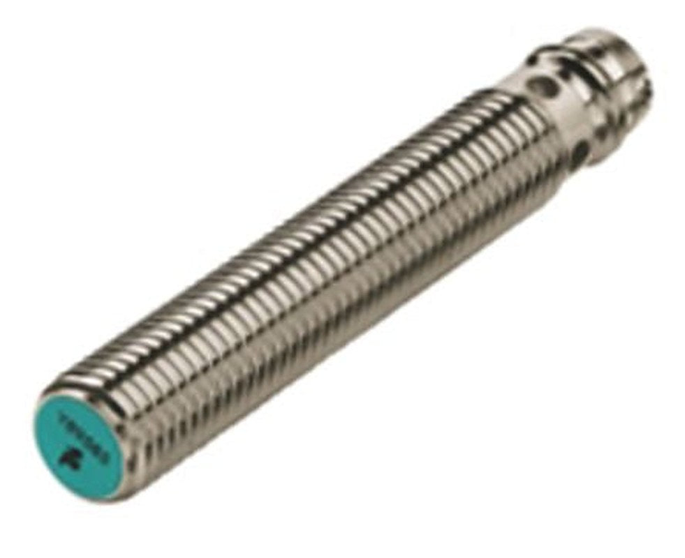 Pepperl + Fuchs NBB0.8-5GM25-E2-V3 Threaded Barrel Inductive Proximity Sensor, M8 x 1 PNP 3V 0.8 mm 30 V dc 100mA