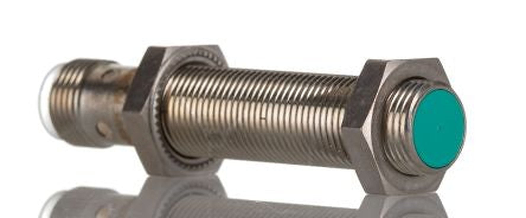 Pepperl + Fuchs NBB2-12GM50-E2-V1 Threaded Barrel Inductive Proximity Sensor, M12 PNP 36V 100 mm 36 V dc 200mA