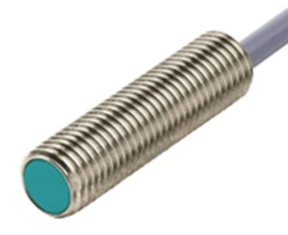 Pepperl + Fuchs NBB2-8GM30-E2-0.2M-V3 Threaded Barrel Inductive Proximity Sensor, M8 x 1 PNP 3V 2 mm 30 V dc 100mA