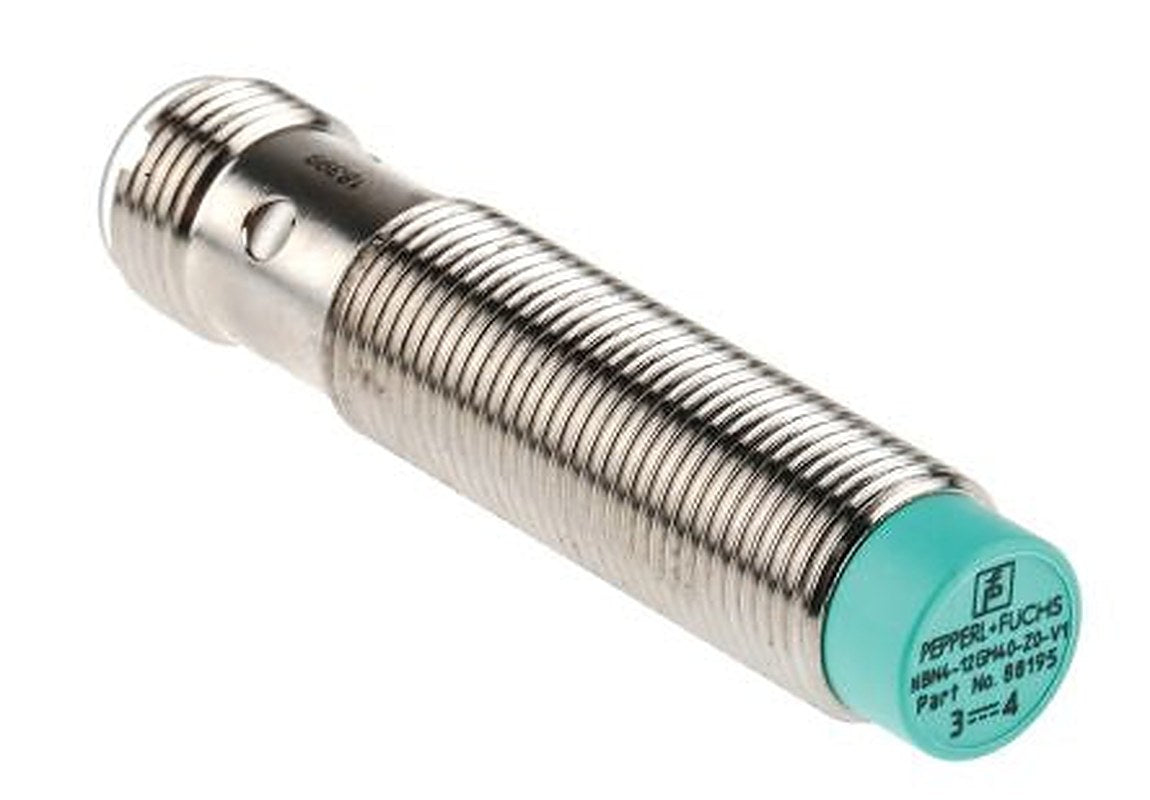 Pepperl + Fuchs NBN4-12GM40-Z0-V1 Threaded Barrel Inductive Proximity Sensor, M12 2-Wire 30V dc 4 mm 60 V dc 100mA