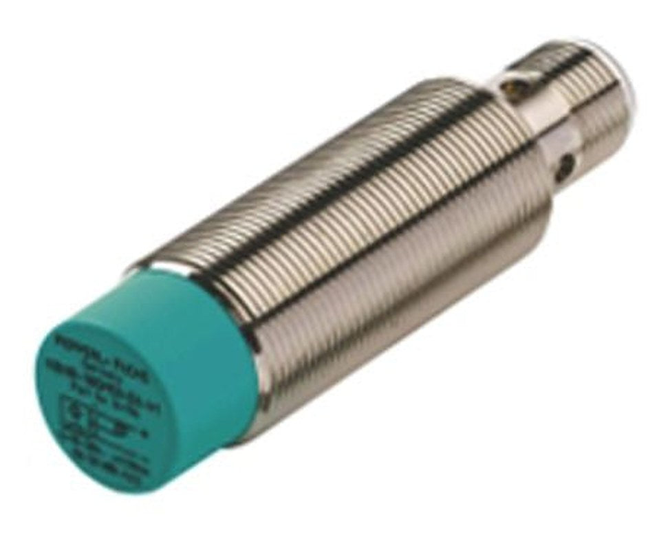 Pepperl + Fuchs NBN8-18GM50-E0-V1 Threaded Barrel Inductive Proximity Sensor, M18 NPN 36V 100 mm 36 V dc 200mA