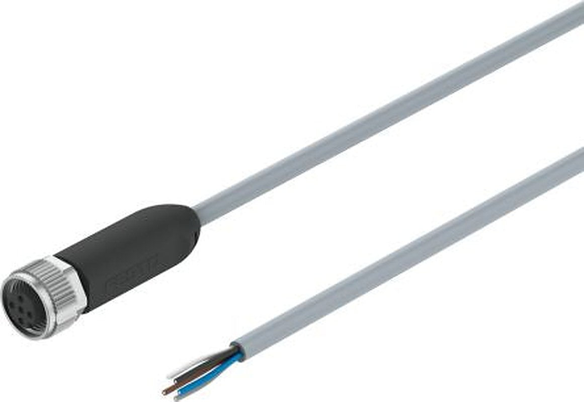 Festo Male 5 way M12, Straight to 5 way Unterminated Actuator/Sensor Cable, 10 m