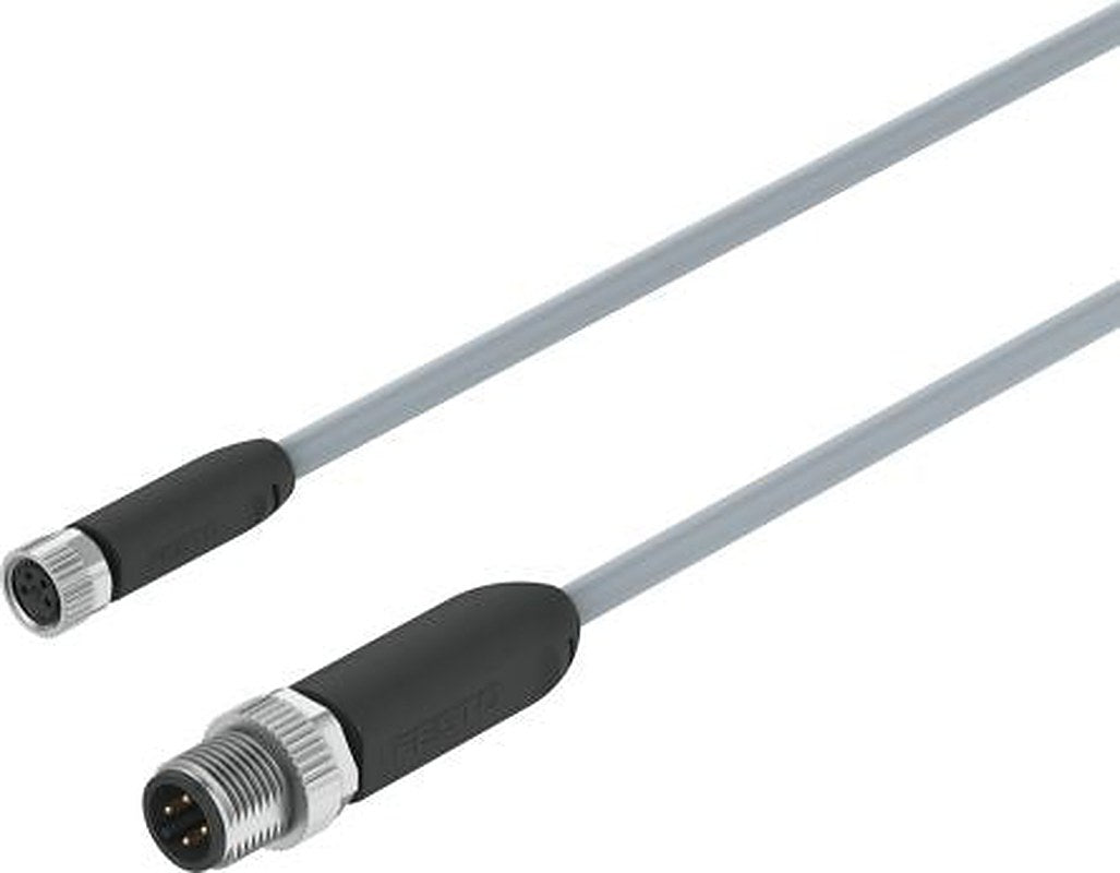 Festo Male 4 way M8, Straight to Female 4 way M12, Straight Actuator/Sensor Cable, 2.5 m