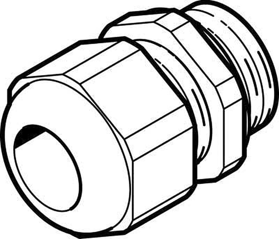 Festo Connector, NETC Series, For Use With Potentially Explosive Area