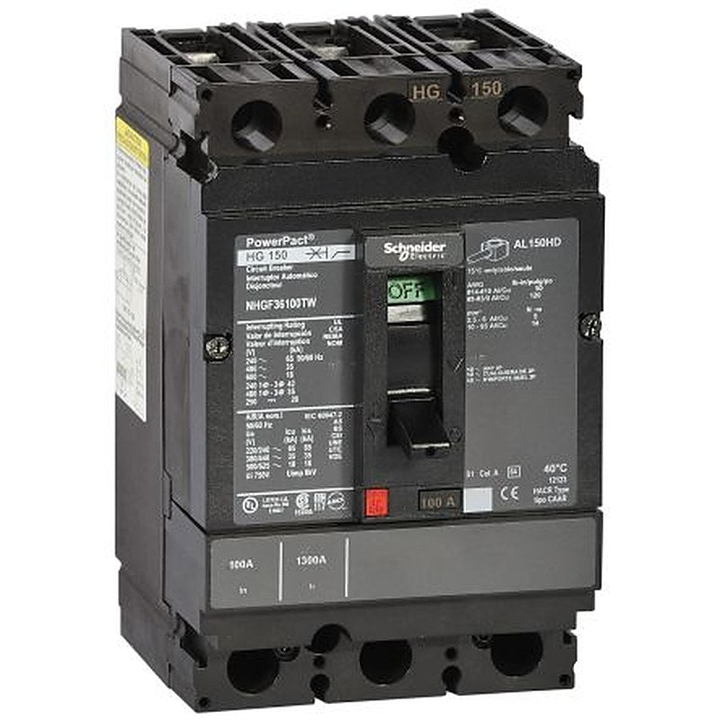 Schneider Electric PowerPact Multistandard Circuit Breaker for use with Distribution