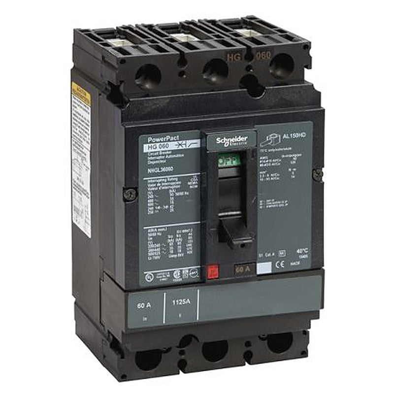 Schneider Electric, PowerPact, PowerPact Molded Case Circuit Breaker 3-Pole 30A, Breaking Capacity 18 kA, DIN Rail
