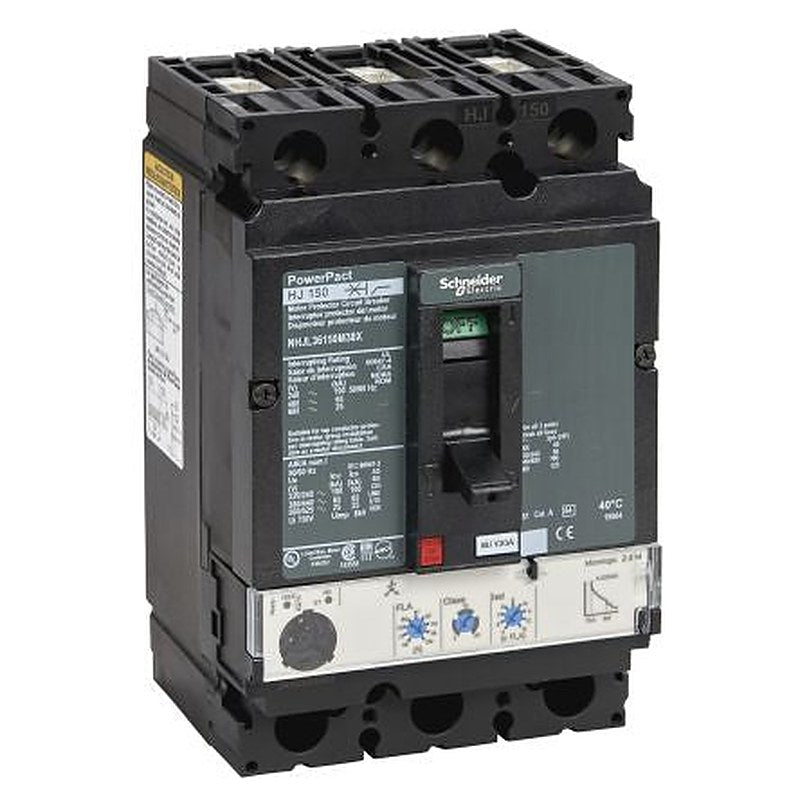 Schneider Electric, PowerPact, PowerPact Circuit Breaker 4-Pole 150A, Breaking Capacity 65 kA, Ceiling