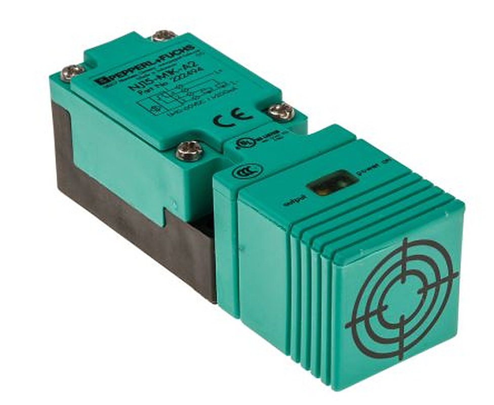 Pepperl + Fuchs NJ15-M1K-A2 Block Inductive Proximity Sensor, M16 x 1.5 PNP Comfort 6V 15 mm 60 V dc 200mA