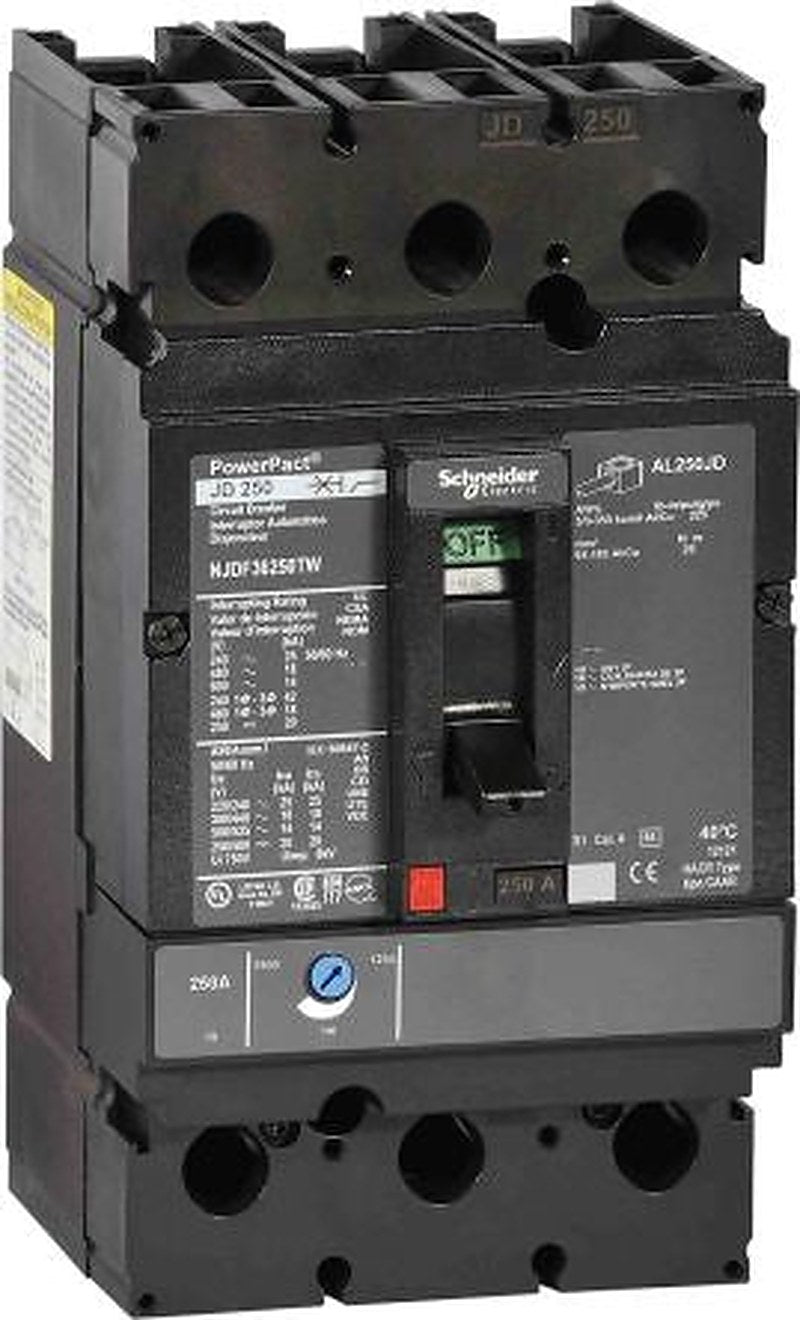 Schneider Electric, PowerPact, PowerPacT Molded Case Circuit Breaker 3-Pole 200A, Breaking Capacity 100 kA