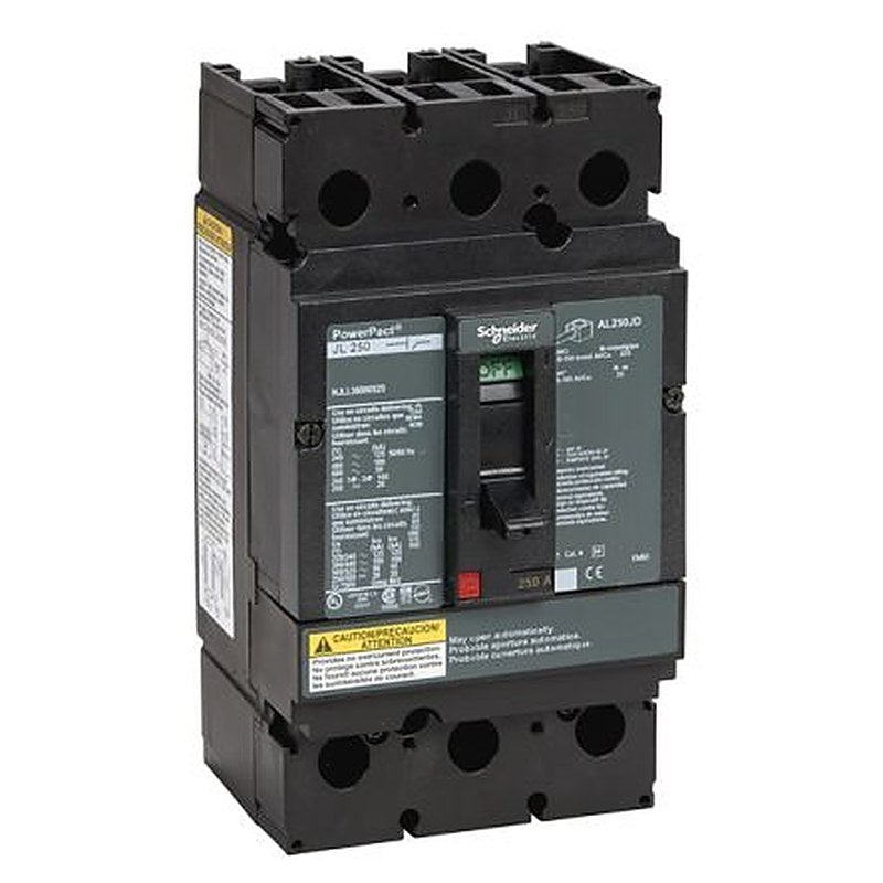 Schneider Electric, PowerPact, PowerPact Molded Case Circuit Breaker 3-Pole 250A, Breaking Capacity 100 kA, DIN Rail