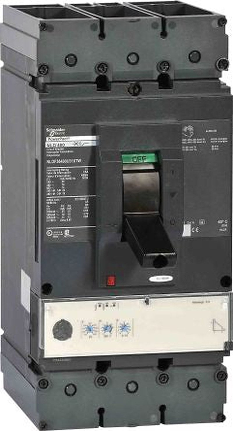 Schneider Electric, PowerPact, PowerPacT Molded Case Circuit Breaker 3-Pole 600A, Breaking Capacity 65 kA