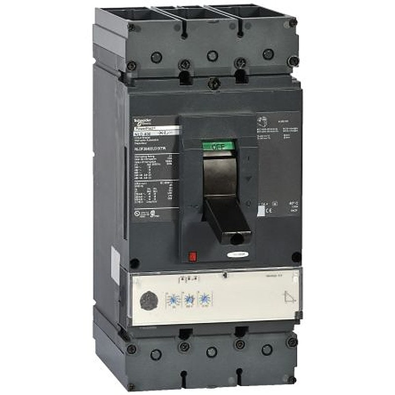 Schneider Electric, PowerPact, PowerPacT Molded Case Circuit Breaker 3-Pole 400A, Breaking Capacity 100 kA