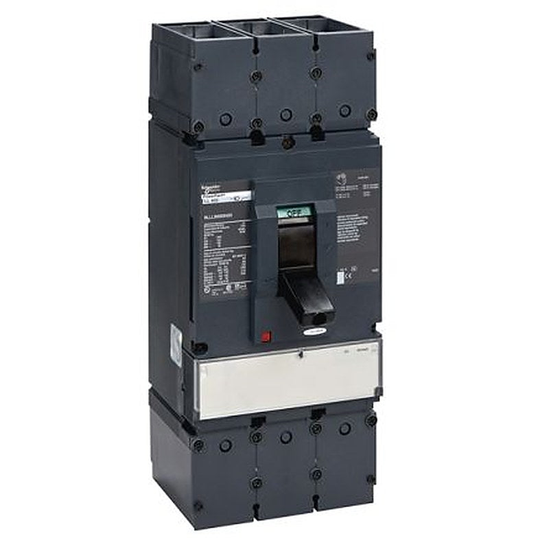 Schneider Electric, PowerPact, PowerPact Molded Case Circuit Breaker 3-Pole 400A, Breaking Capacity 100 kA, DIN Rail