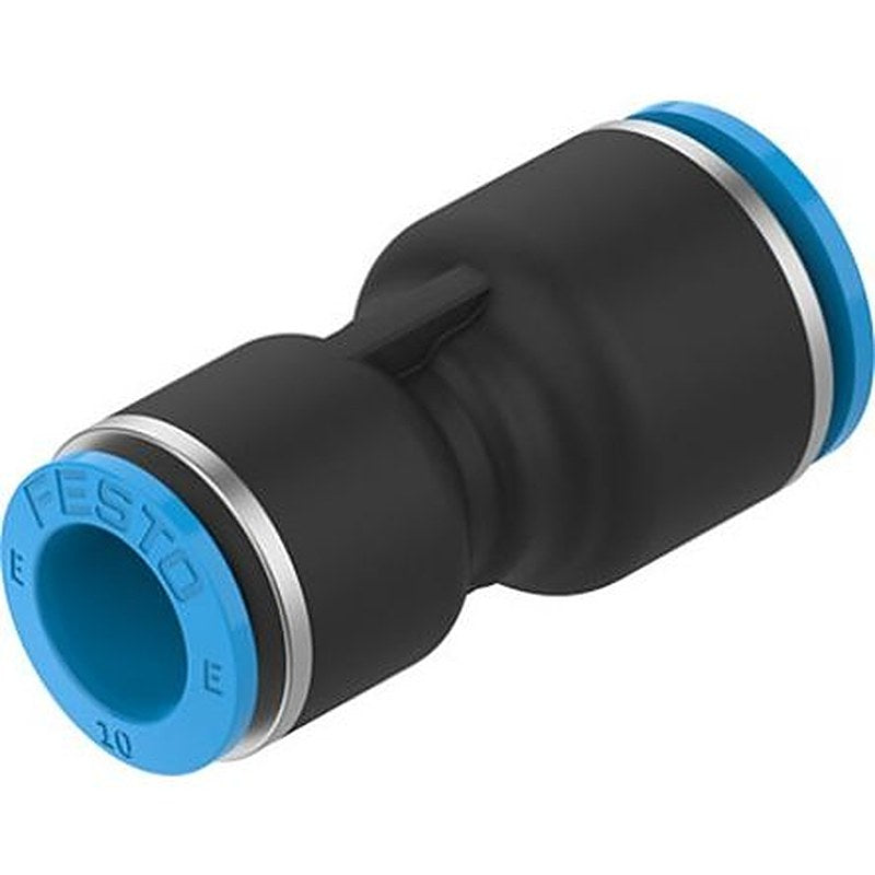 Festo NPQE-D Series, NPQE-D-Q12-Q10-F1A-P10 High Alloy Stainless Steel, POM, Polybutylene Terephthalate, Nitrile Rubber