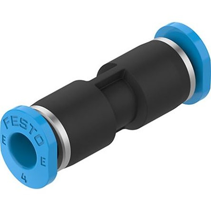 Festo NPQE-D Series, NPQE-D-Q4-E-F1A-P10 POM, Polybutylene Terephthalate, High Alloy Stainless Steel, Nitrile Rubber