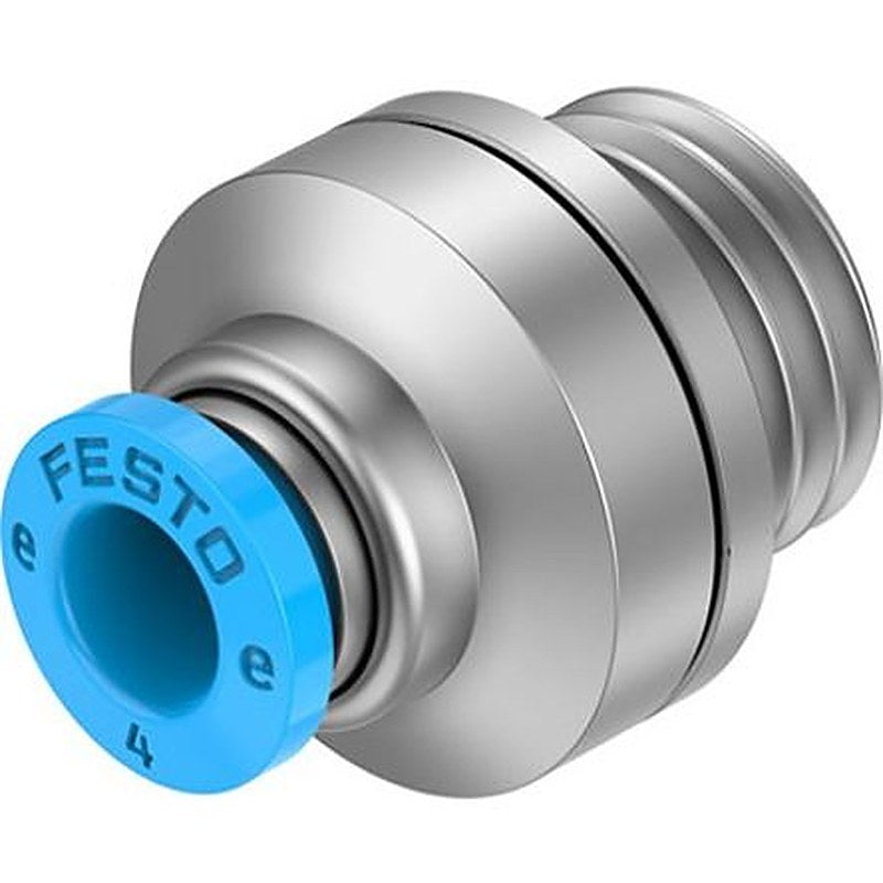 Festo NPQE-DK Series, NPQE-DK-G18-Q4-F1A-P10 High Alloy Stainless Steel, Nitrile Rubber (NBR), POM, Thermoplastic