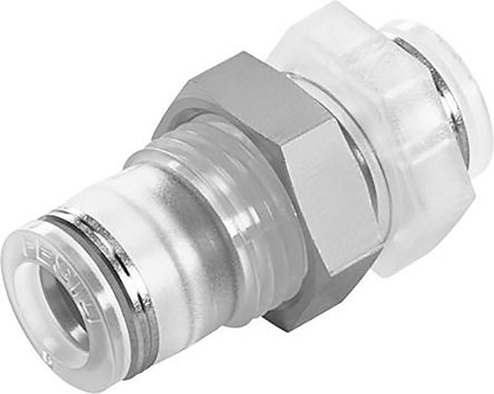 Festo NPQP Series, 133103 Pneumatic Fitting, Polypropylene, High Alloy Stainless Steel Push-in Push-in
