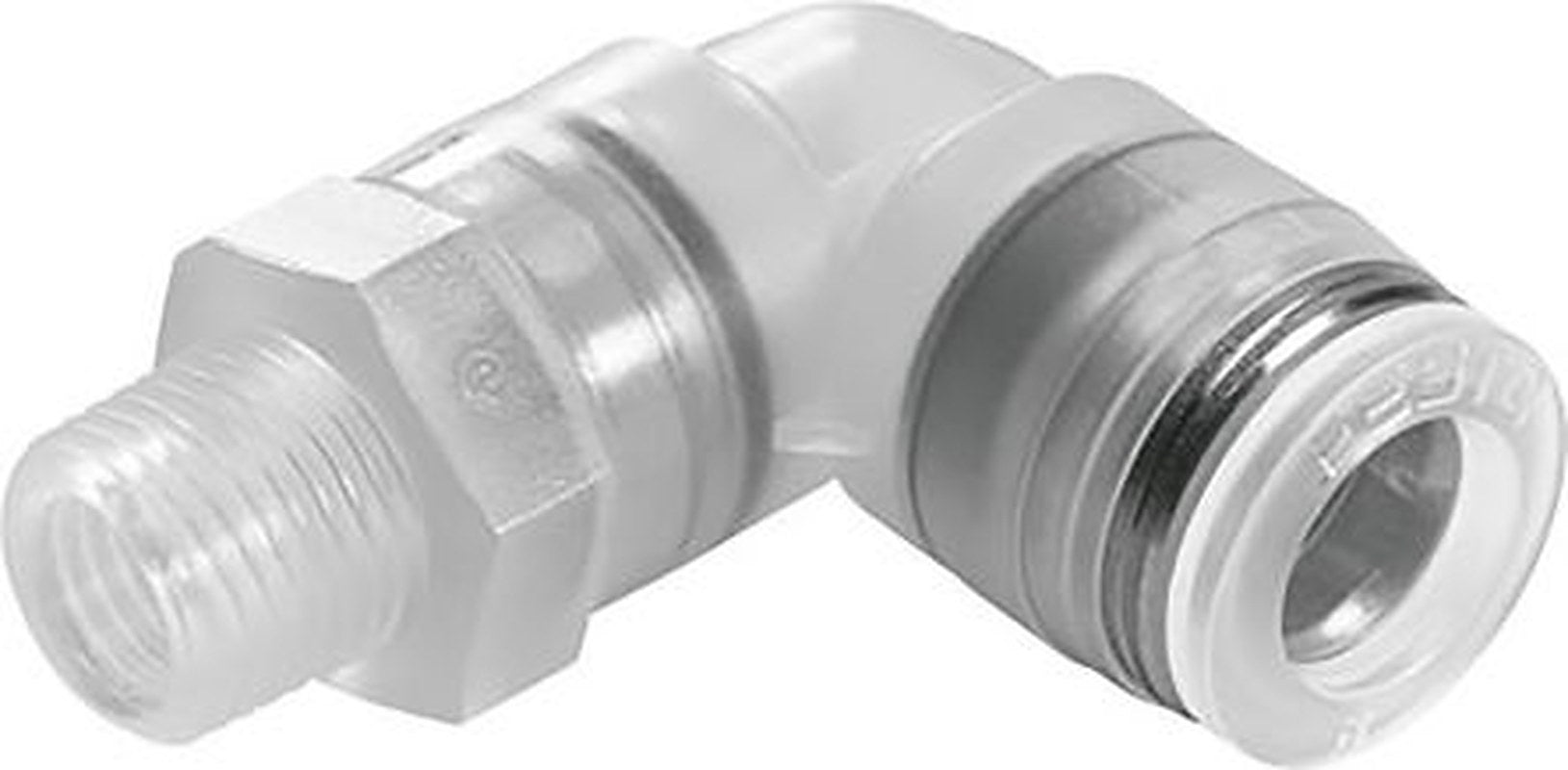 Festo NPQP Series, 133055 Polypropylene Pneumatic Fitting, Male, R 1/8 in, R, 8mm Push-in