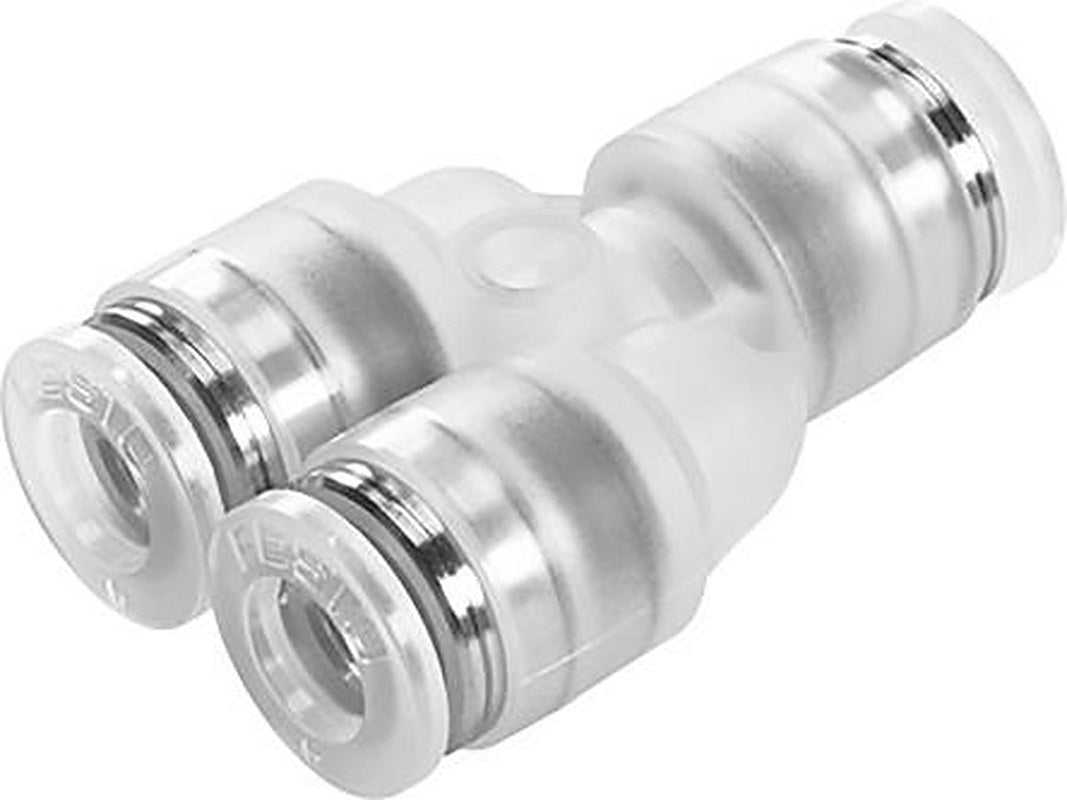 Festo NPQP Series, 133121 Polypropylene Pneumatic Fitting, Push-in 8 mm Push-in Push-in