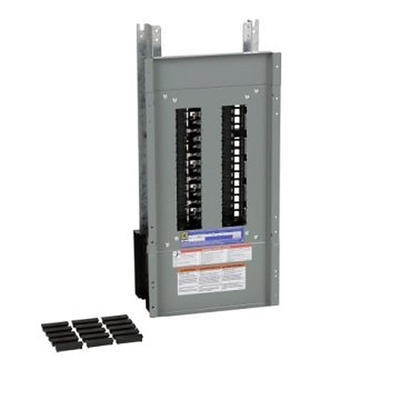 Panelboard interior, NQ, main lugs, 100A, Al bus, 30 pole spaces, 3 phase, 4 wire, 240VAC, 48VDC (Panelboard interior NQ) is a Schneider Electric product. Designed for reliable performance and long service life. Available across Iraq — contact us for pricing and delivery options.