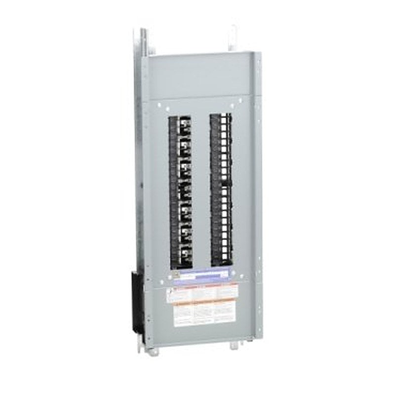 Panelboard interior, NQ, main lugs, 225A, Al bus, 42 pole spaces, 3 phase, 4 wire, 240VAC, 48VDC (Panelboard interior NQ) is a Schneider Electric product. Designed for reliable performance and long service life. Available across Iraq — contact us for pricing and delivery options.
