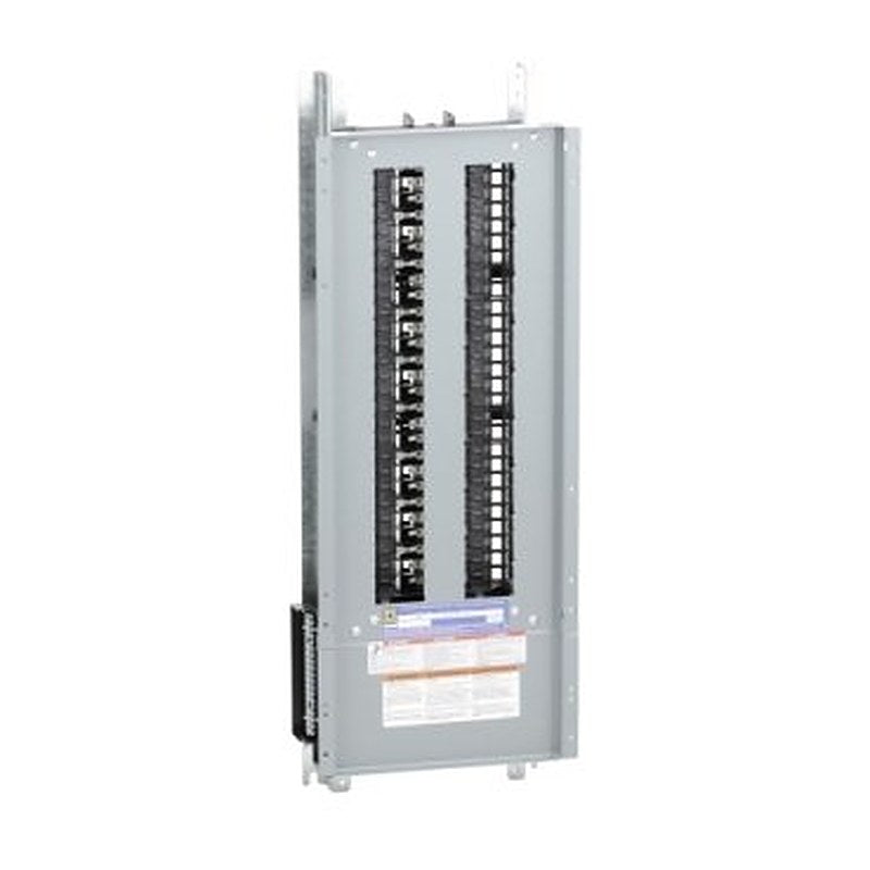 Panelboard interior, NQ, main lugs, 225A, Al bus, 54 pole spaces, 3 phase, 4 wire, 240VAC, 48VDC (Panelboard interior NQ) is a Schneider Electric product. Designed for reliable performance and long service life. Available across Iraq — contact us for pricing and delivery options.