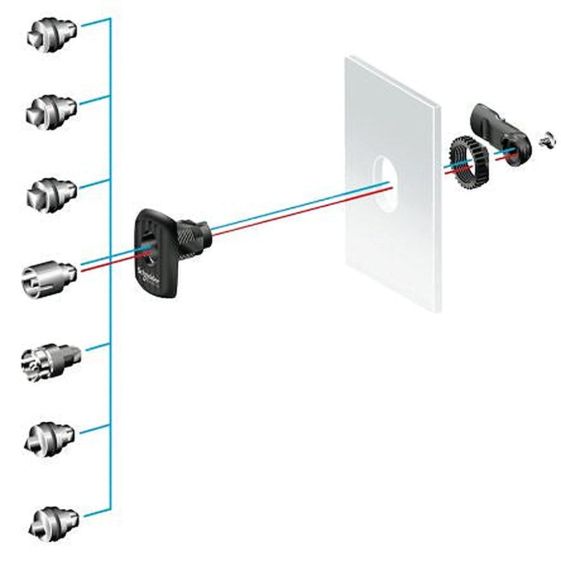 Schneider Electric PanelSeT Accessoires Series 5 mm Double Bar Lock For Use With Spacial S3D Enclosure