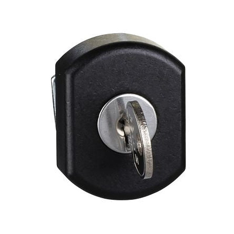 Schneider Electric Black Plastic, Steel Lock, Key Unlock