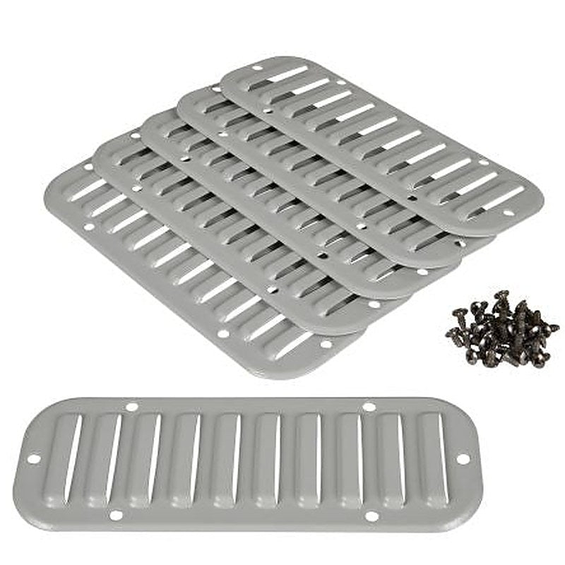 Schneider Electric Grey Steel Vent Grille