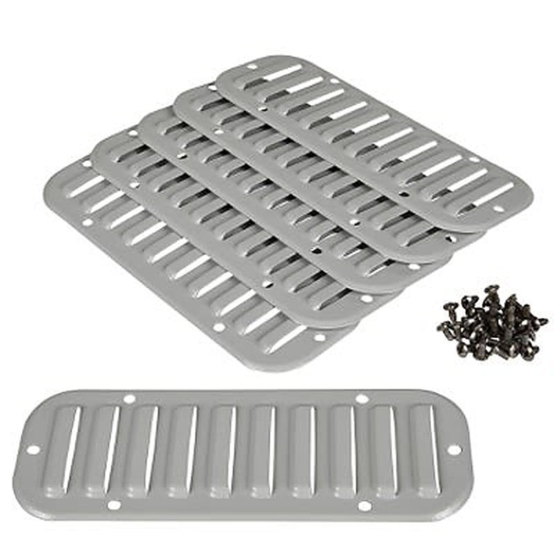 Schneider Electric Grey Steel Grille 345 mm, 118mm