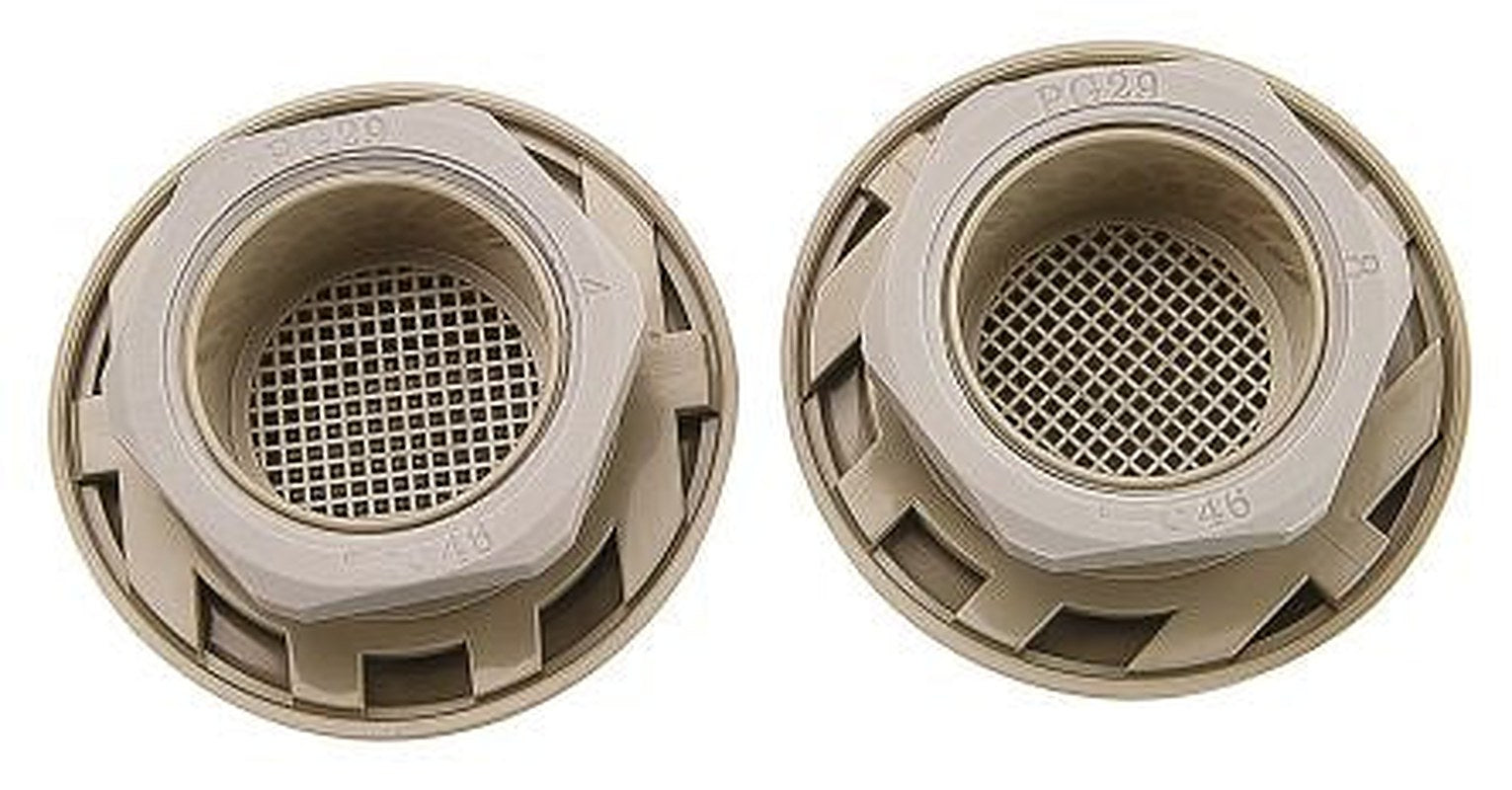 Schneider Electric Grey Polyamide Vent Grille 63 mm, 38mm, 15 mm