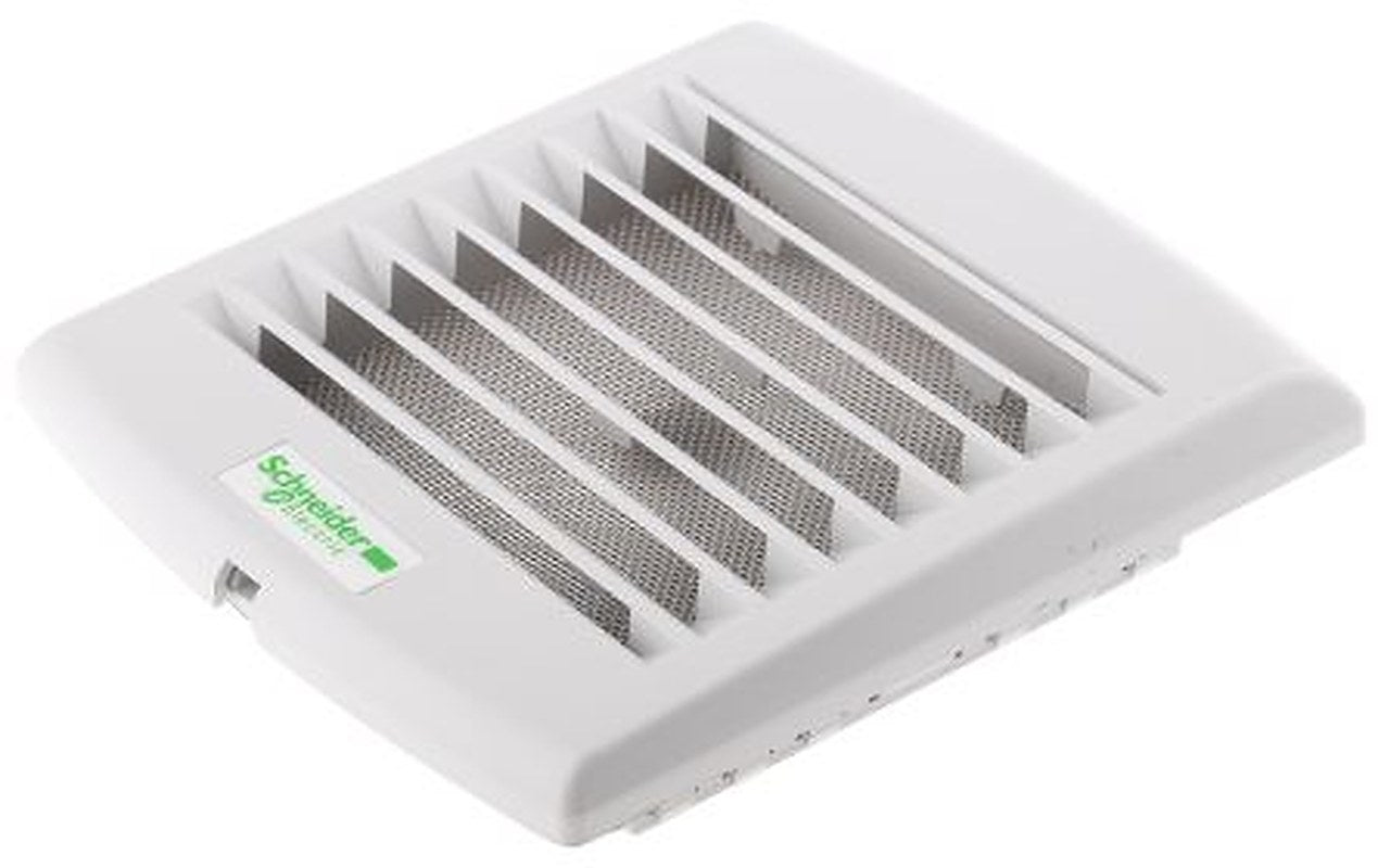 Schneider Electric Grey Plastic Vent Grille, Parallel Slat 137 mm, 117mm, 13 mm